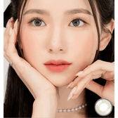 LensRang Iwwitch Gray — model portrait showing the contact lens look