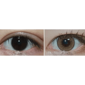 LensRang Iwwitch Up Brown — contact lens appearance comparison