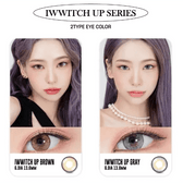 LensRang Iwwitch Up Gray — contact lens appearance comparison