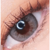 LensRang Iwwitch Up Gray — single-eye close-up showing the contact lens appearance