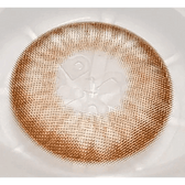 LensTown Kakao Friends Apeach Brown — close-up of the contact lens design