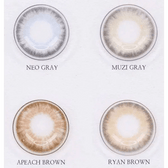 LensTown Kakao Friends Neo Gray — contact lens product information graphic