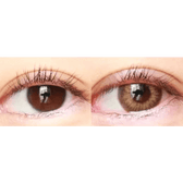 LensTown Kakao Friends Ryan Brown — both eyes wearing the contact lenses