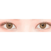 LensTown Kakao Friends Ryan Brown — both eyes wearing the contact lenses