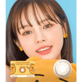 LensTown Kakao Friends Ryan Brown — model portrait showing the contact lens look