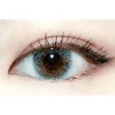 LensTown Kiralet Blue — single-eye close-up showing the contact lens appearance