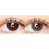 LensTown Kiralet Blue — both eyes wearing the contact lenses