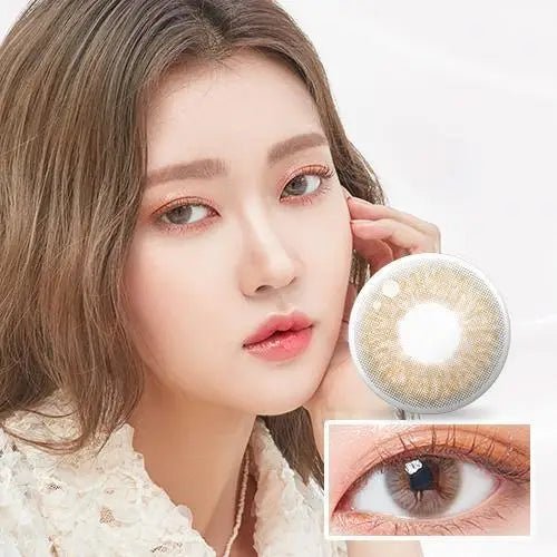LensTown Kiralet Brown Toric colored contact lens, 13.0mm graphic diameter, 3-6 Months wear