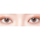 LensTown Kiralet Gray Toric — both eyes wearing the contact lenses