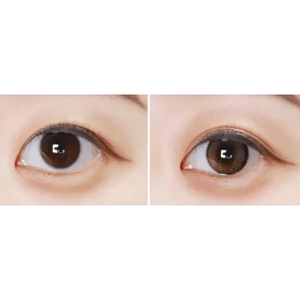 Olens Laboum Brown colored contact lens, 13.4mm graphic diameter, 3-6 Months wear