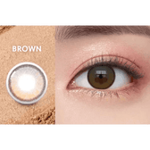 Olens Laboum Brown colored contact lens, 13.4mm graphic diameter, 3-6 Months wear