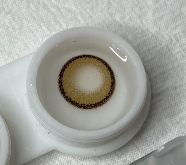 LensRang Comely Choco colored contact lens, 13.7mm graphic diameter, 3-6 Months wear