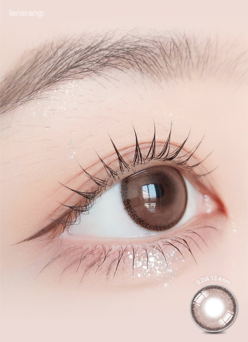 LensRang DayLook 1Day Choco (5p) colored contact lens, 13.4mm graphic diameter, Daily wear