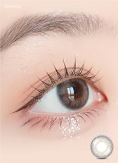 LensRang iWWi Iwwinka Gray — single-eye close-up showing the contact lens appearance