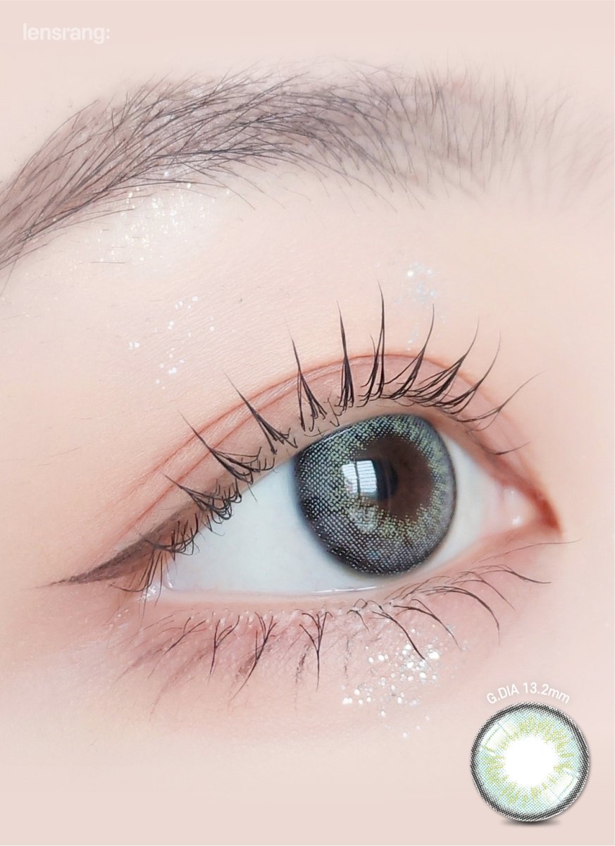 LensRang Iwwitch Blue colored contact lens, 13.2mm graphic diameter, Monthly wear