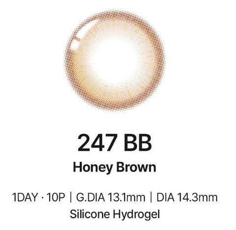 LensTown 247 BB Honey Brown (10p)