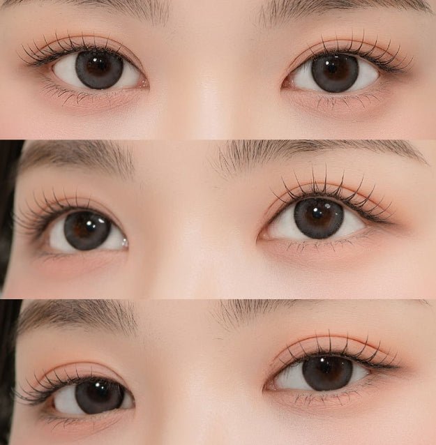 LensTown 247 Bom Gray colored contact lens, 13.4mm graphic diameter, Monthly wear