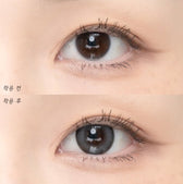LensTown 247 Bom Gray colored contact lens, 13.4mm graphic diameter, Monthly wear