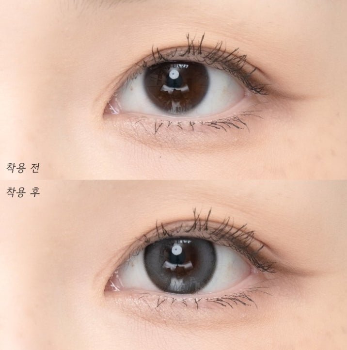 LensTown 247 Bom Gray colored contact lens, 13.4mm graphic diameter, Monthly wear