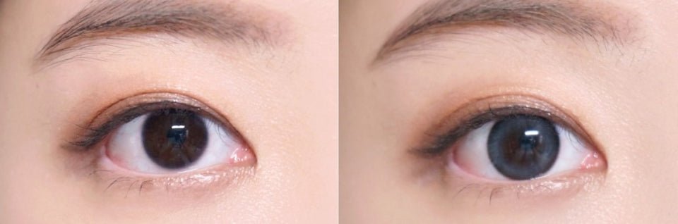 LensTown 247 Bom Gray colored contact lens, 13.4mm graphic diameter, Monthly wear