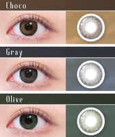 LensTown It's Me Coco Choco colored contact lens, 13.4mm graphic diameter, Monthly wear