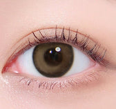 LensTown It's Me Coco Choco colored contact lens, 13.4mm graphic diameter, Monthly wear