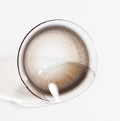 LensTown It's Me Coco Choco colored contact lens, 13.4mm graphic diameter, Monthly wear