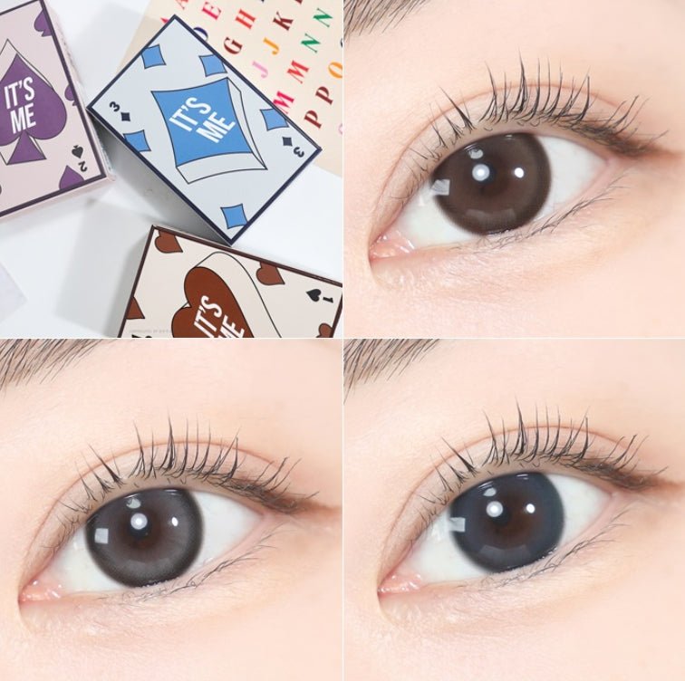 LensTown It's Me Coco Choco colored contact lens, 13.4mm graphic diameter, Monthly wear