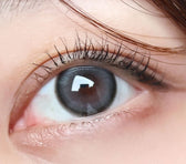LensTown It's Me Coco Gray colored contact lens, 13.4mm graphic diameter, Monthly wear