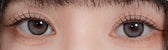 LensTown It's Me Coco Gray colored contact lens, 13.4mm graphic diameter, Monthly wear
