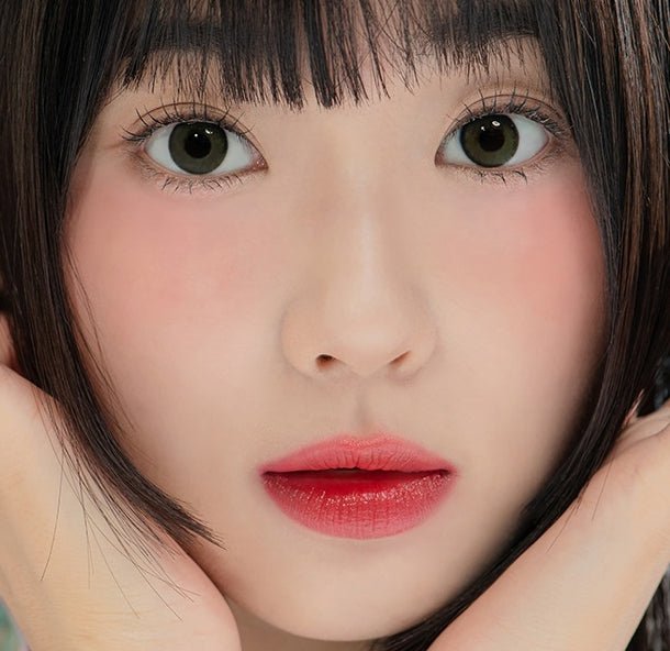 LensTown Palm 3color Olive colored contact lens, 12.9mm graphic diameter, 3-6 Months wear
