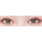 LensTown Silimedi Palm Gray — both eyes wearing the contact lenses