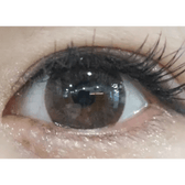 LensTown Silimedi Palm Gray — single-eye close-up showing the contact lens appearance