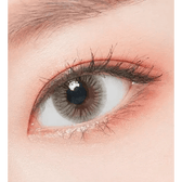 LensTown Sweet Pong Gray — single-eye close-up showing the contact lens appearance