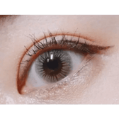 LensTown Sweet Pong Gray — single-eye close-up showing the contact lens appearance