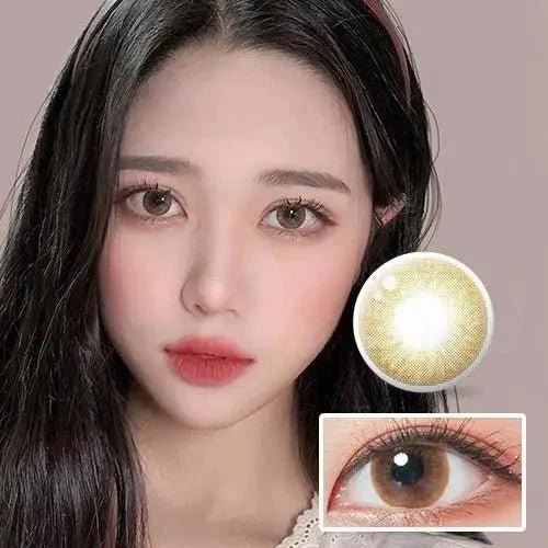LensTown Thrice S Brown colored contact lens, 13.3mm graphic diameter, 3-6 Months wear