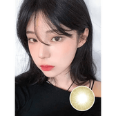 LensTown Thrice S Brown — model portrait showing the contact lens look