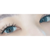 LensTown Thrice S Gray — both eyes wearing the contact lenses