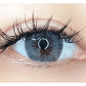 LensTown Thrice S Gray — single-eye close-up showing the contact lens appearance