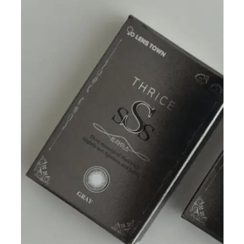 LensTown Thrice S Gray — contact lens packaging