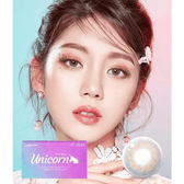 LensTown Tint Bling Unicorn Brown — model portrait showing the contact lens look