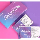 LensTown Tint Bling Unicorn Violet — contact lens packaging