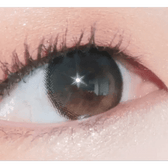 LensTown Tobetter Big Black — single-eye close-up showing the contact lens appearance