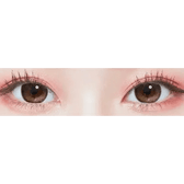 LensTown Tobetter Big Black — both eyes wearing the contact lenses