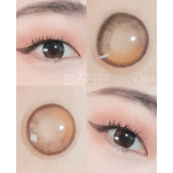 LensTown Tobetter Big Black — contact lens appearance comparison