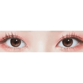 LensTown Tobetter Black — both eyes wearing the contact lenses