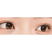 LensTown Tobetter Black — both eyes wearing the contact lenses