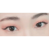 LensTown Tobetter Black — both eyes wearing the contact lenses