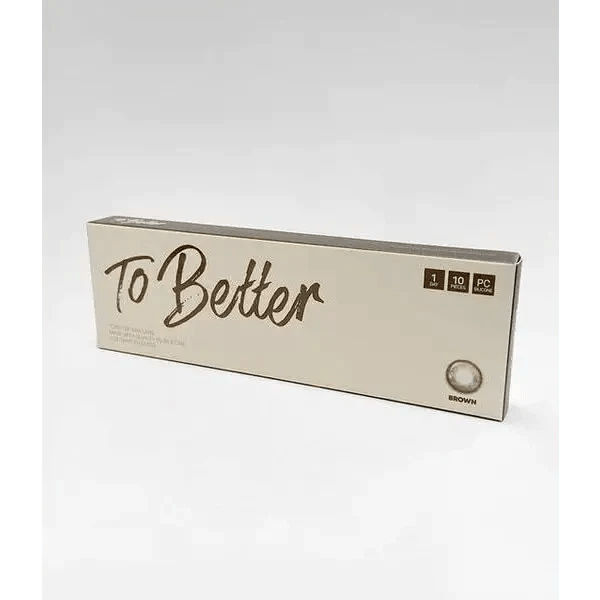 LensTown Tobetter Brown 1day (10p) — contact lens packaging