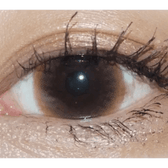LensTown Unisome Brown — single-eye close-up showing the contact lens appearance